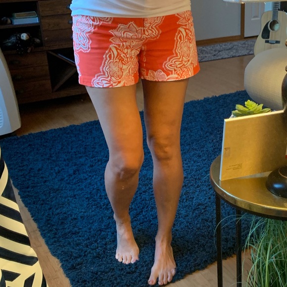 Kenar Coral Floral Paisley Shorts - Picture 5 of 5